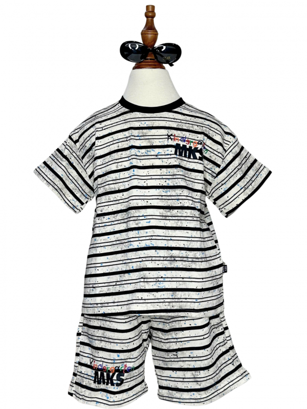 Bộ Thun Kẻ Sọc Cho Bé – MKS Kindergarten