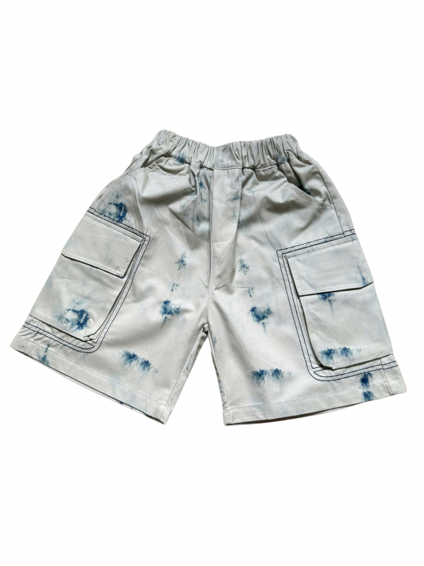 Quần Short Túi Hộp Loang Màu