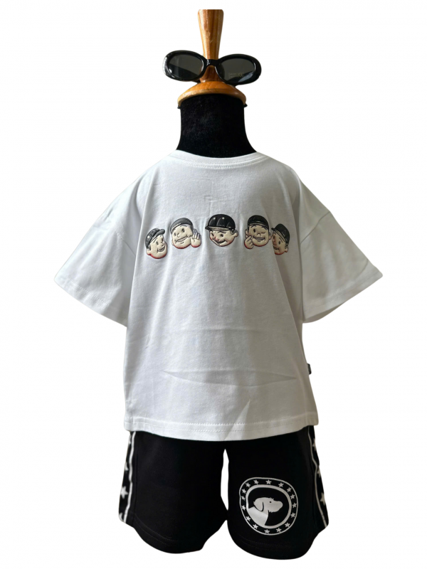 Quần Short Thể Thao Đen hình Cún Con - Ảnh 3