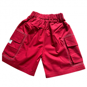 Quần Short Túi Hộp Màu Đỏ