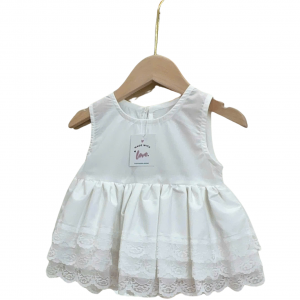 Áo Viền Ren Trắng